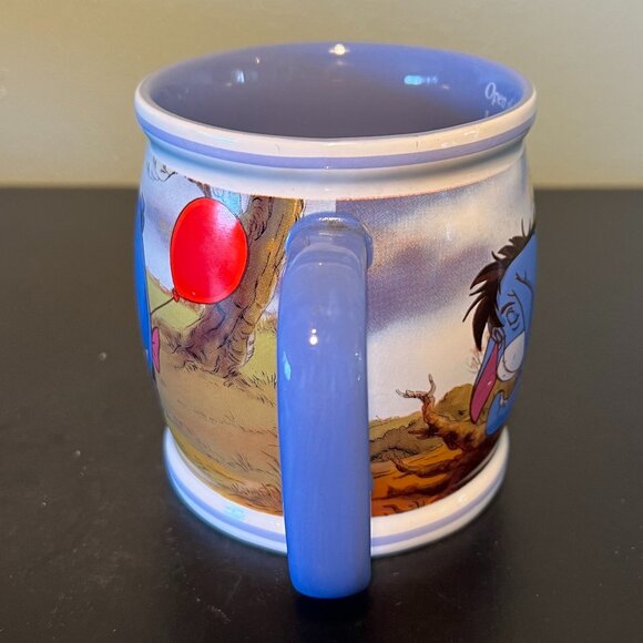 DISNEY STORE Winnie-the-Pooh Eeyore & Red Balloon Mug ~ A.A. Milne ~ Piglet - Picture 8 of 13